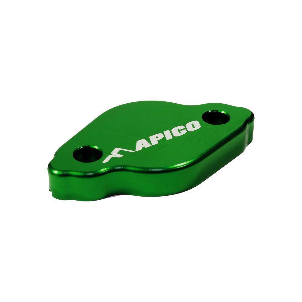MRBC-02 GREEN - Apico Rear Brake Cover For Yamaha YZ/YZF/WRF 2003-2025, Kawasaki KXF450 & KXF450XC 2024-2025 Green
