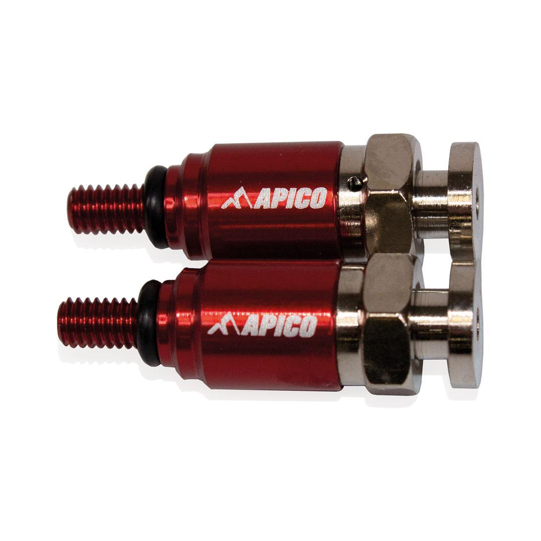 Apico Red Fairbleed M4x0.7 - Fork Air Bleeders For Ktm/ Wp Forks M4x0.7