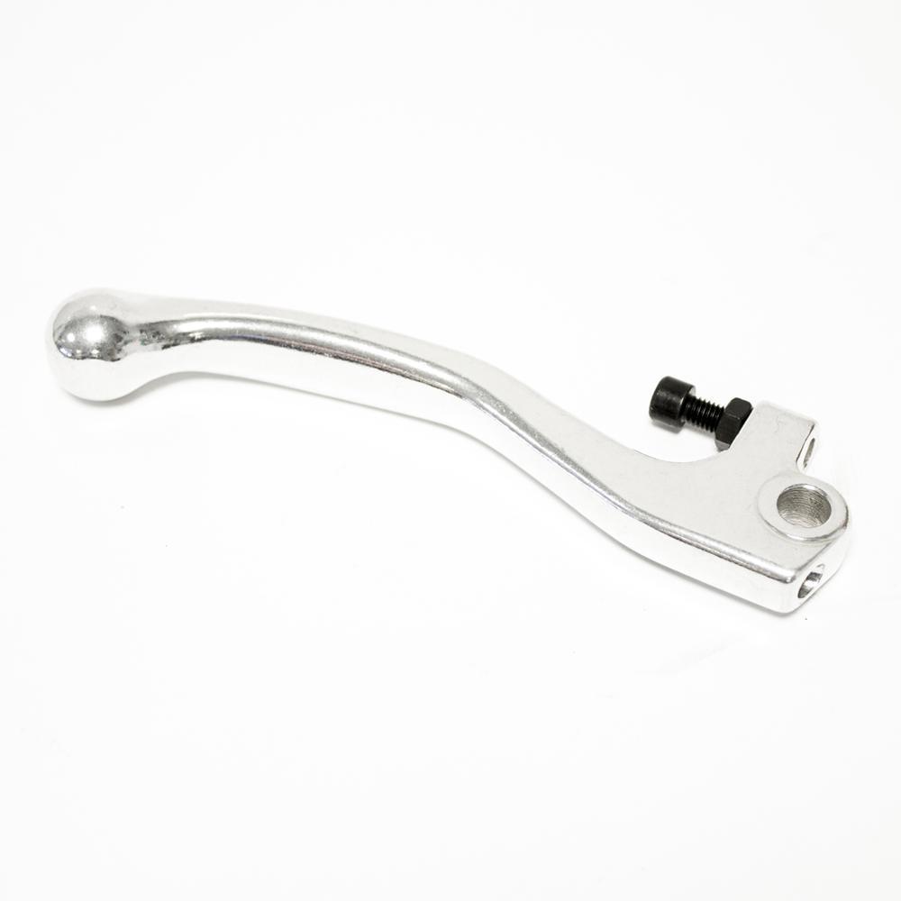 Apico Silver Leb11gp Sil Fgd - Forged Brake Lever For Honda Cr 80/85 1998-2007, Cr 125/250 1992-2007, Beta Rr 250/300 2013-2026
