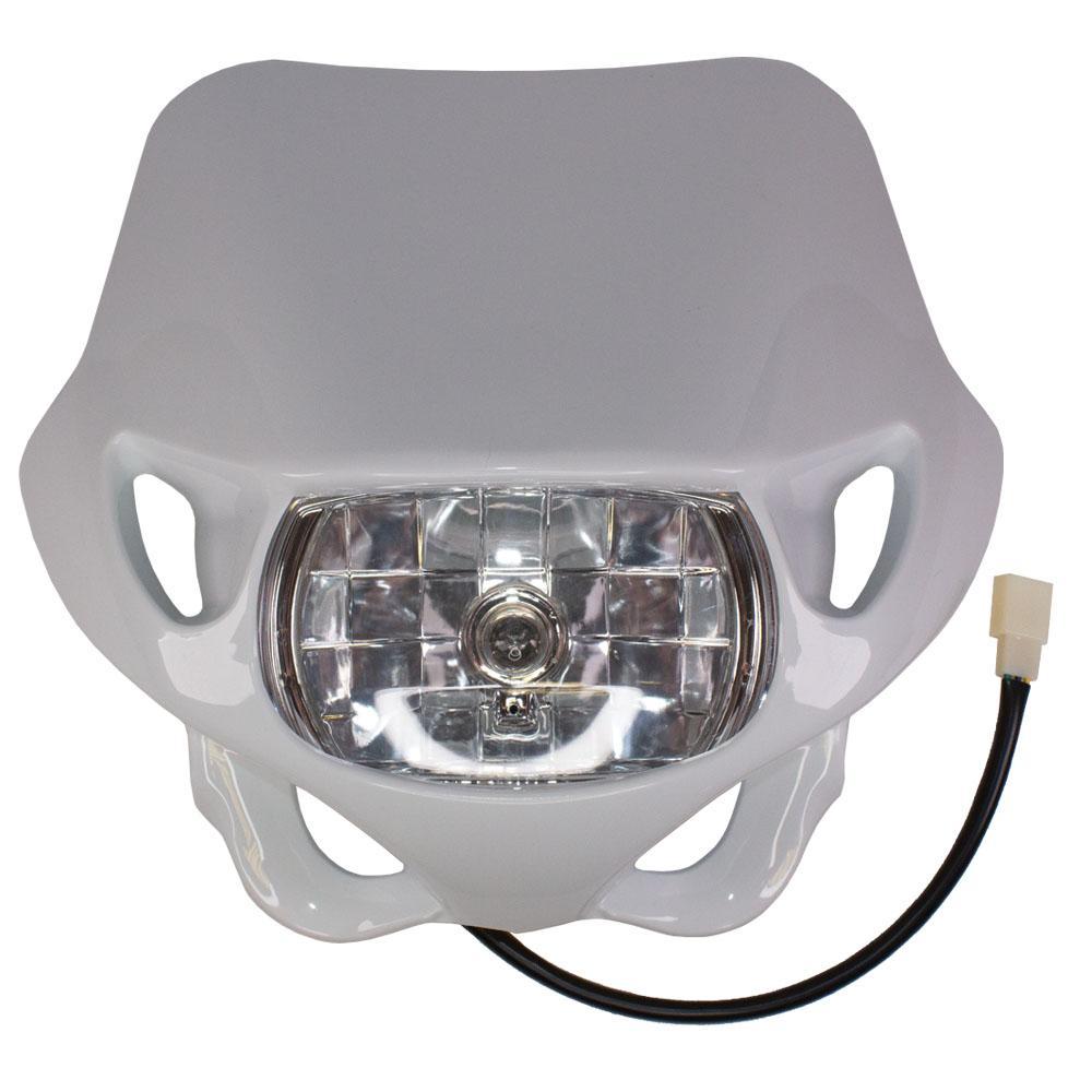 Apico White Hl Mx Wh - Universal Enduro Headlight Unit With Hi/Low Beam