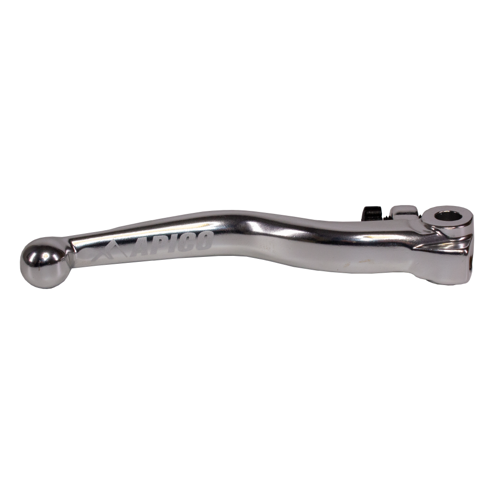 LEB70 ELITE SV - Apico Braktec Elite Brake Lever For Gas Gas EC/EC-F 250/300/350 2021-2025, Husqvarna TE/FE 150/250/300/350/450/501 2022-2025 Silver
