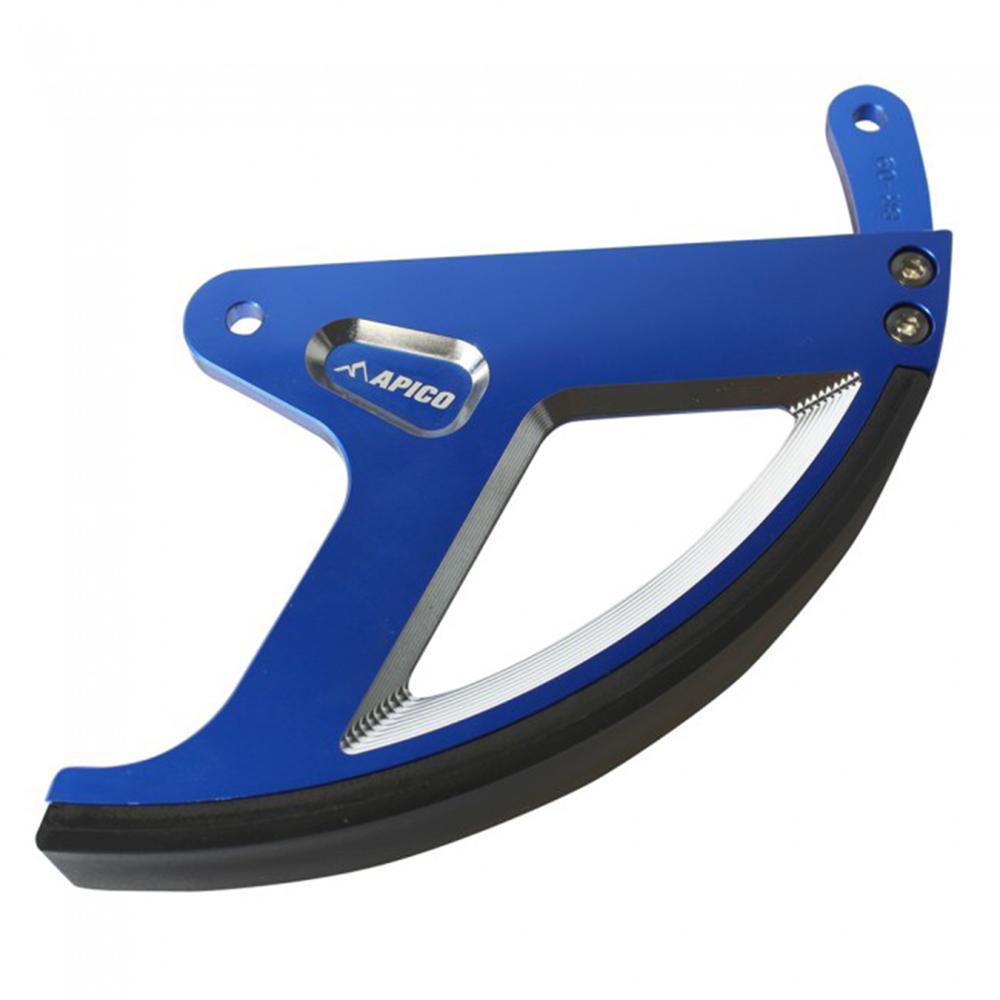 Apico Blue Disc Guard Yz/Yzf Bu - Rear Brake Disc Guard For Yamaha Yz 125/250 1998-2023, Yzf250 2001-2023, Yzf450 2003-2022, Wrf 250/450 2001-2023