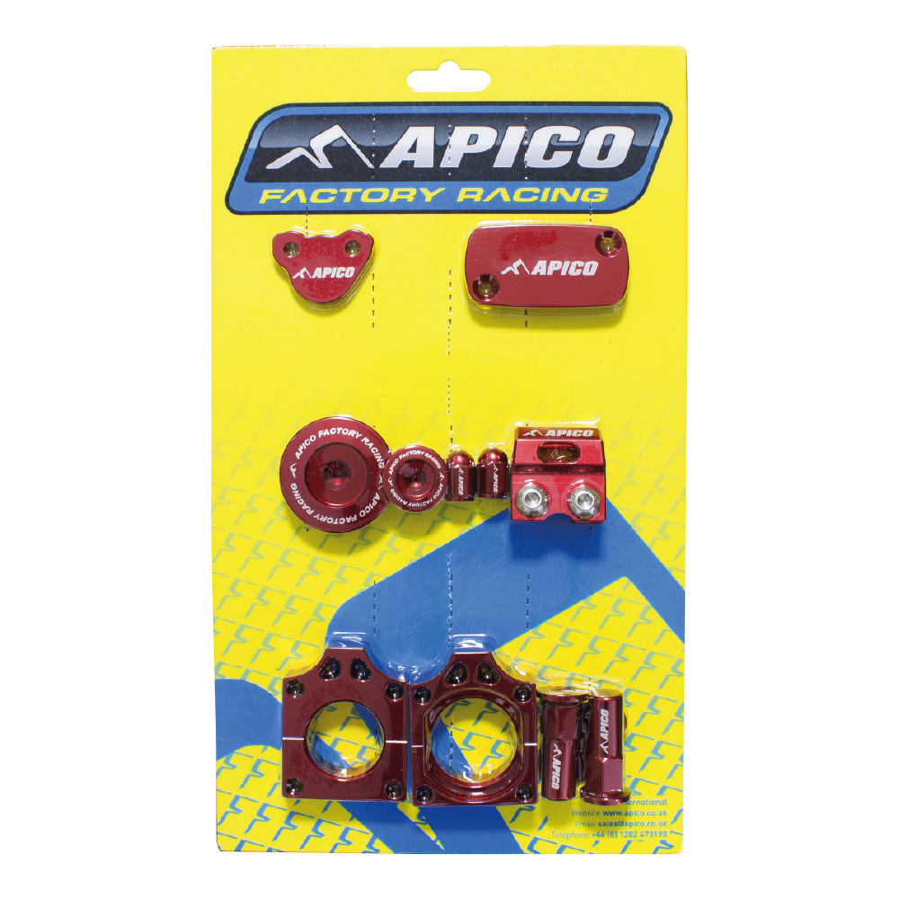Apico Red Abp Honda 4 - Factory Bling Pack For Honda Crf250r 2010-2017