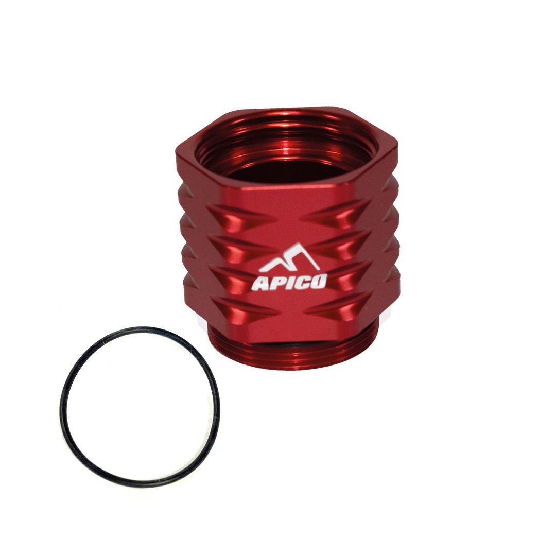 MRBC-10 EXT RD - Apico Braktec Rear Brake Cooling Extension For Gas Gas EC/EC-F 250/350 2021-2025, MC/MC-F/EX/EX-F 125-450 2024-2025 Red