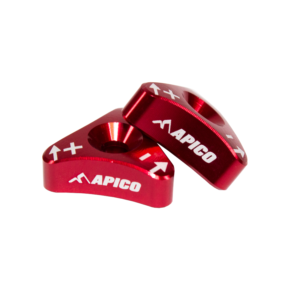 Apico Red Fork Adjuster Ktm Rd - Fork Adjuster Set For Ktm/Husqvarna/Sherco/Gas Gas Wp Forks 2006-2023