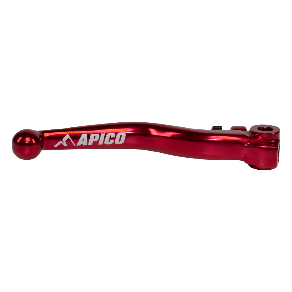 LEB70 ELITE RD - Apico Braktec Elite Brake Lever For Gas Gas EC/EC-F 250/300/350 2021-2025, Husqvarna TE/FE 150/250/300/350/450/501 2022-2025 Red