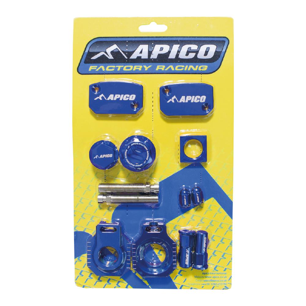 ABP KTM 15 BU - Apico Factory Bling Pack For KTM EXC-TPI 150-300 2014-2023, EXC-F250-500 2014-2023, Husqvarna TE/FE 250-501 2014-2016 Blue