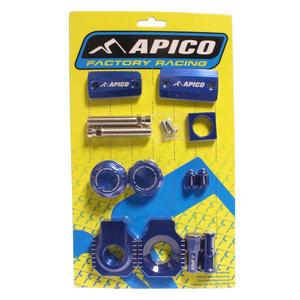 Apico Blue Abp Hqv 1 Bu - Magura Brake Factory Bling Pack For Husqvarna Tc/Fc 125-450 2018, Tx/Fx 300/450 2018-2021