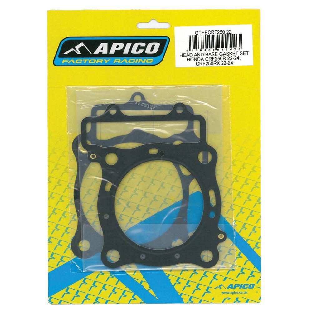 Apico Gthbcrf250 22 - Head & Base Gasket Set For Honda Crf250r 2022-2024, Crf250rx 2022-2024