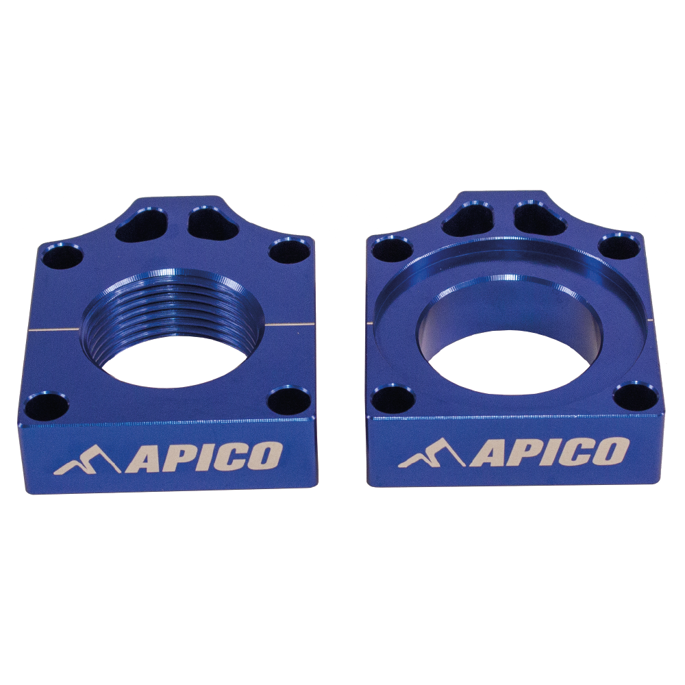 Apico Blue Rab-21 - Rear Axle Blocks For Tm En 125/250/300 2015-2022, Mx 250/450 2015-2022