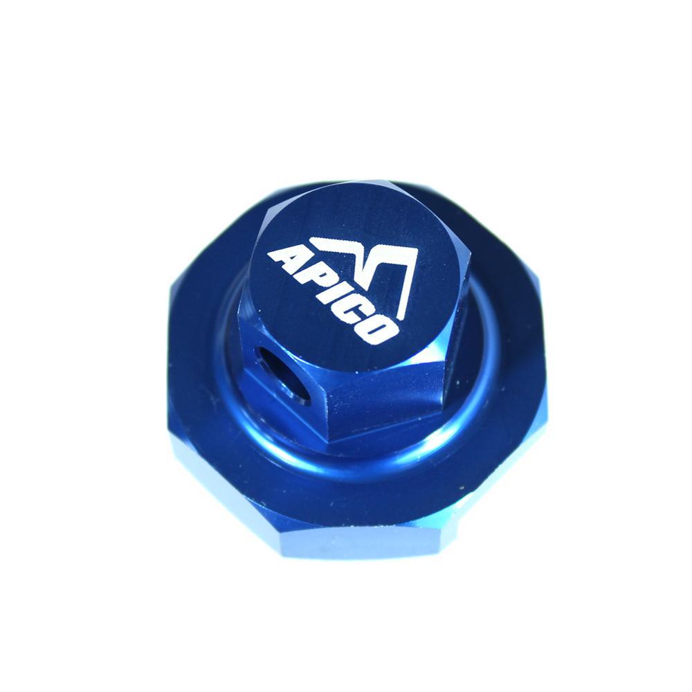 Apico Blue Fork Valve Tool 2 - Fork Compression Valve Removal Tool Showa & Kyb Sff Air Fork For Kawasaki Kxf250 2013-2017, Kxf450 2015-2017 36Mm