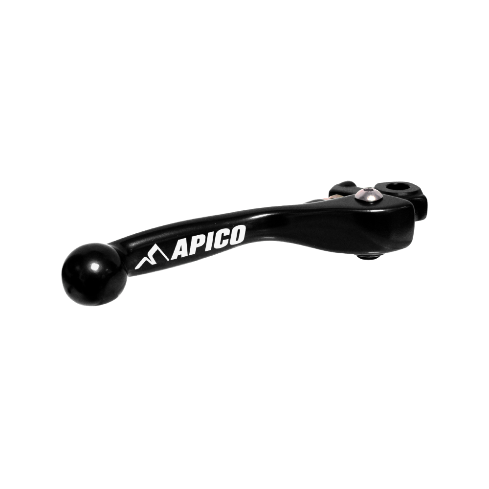 LEB33 ELITE BK - Apico Elite Brake Lever For Yamaha YZ 125/250 2008-2025, YZF250 2007-2025, Kawasaki KXF250 2013-2020, KXF450 2013-2018 Black