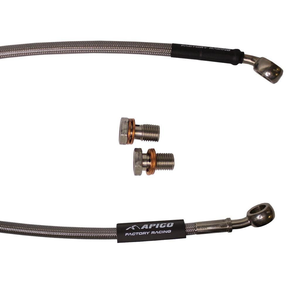 HHF KAW 10 - Apico Front Brake Hose For Kawasaki KXF450 & KXF450XC 2024-2025