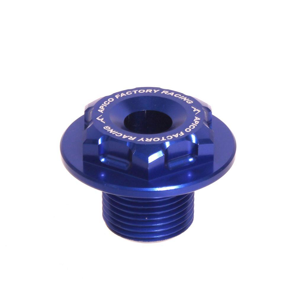 SSNUT6 BLUE - Apico Steering Stem Nut For Sherco SE-R 125/250/300 2014-2023, SE-F 250-510 2005-2023