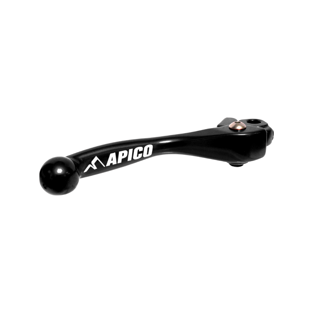 LEB23 ELITE BK - Apico Elite Brake Lever For Suzuki RM85 2005-2025, Kawasaki KX 2000-2026, KXF 2004-2012, Yamaha YZ 65/85 2001-2025, YZ 125/250 2001-2007 Black
