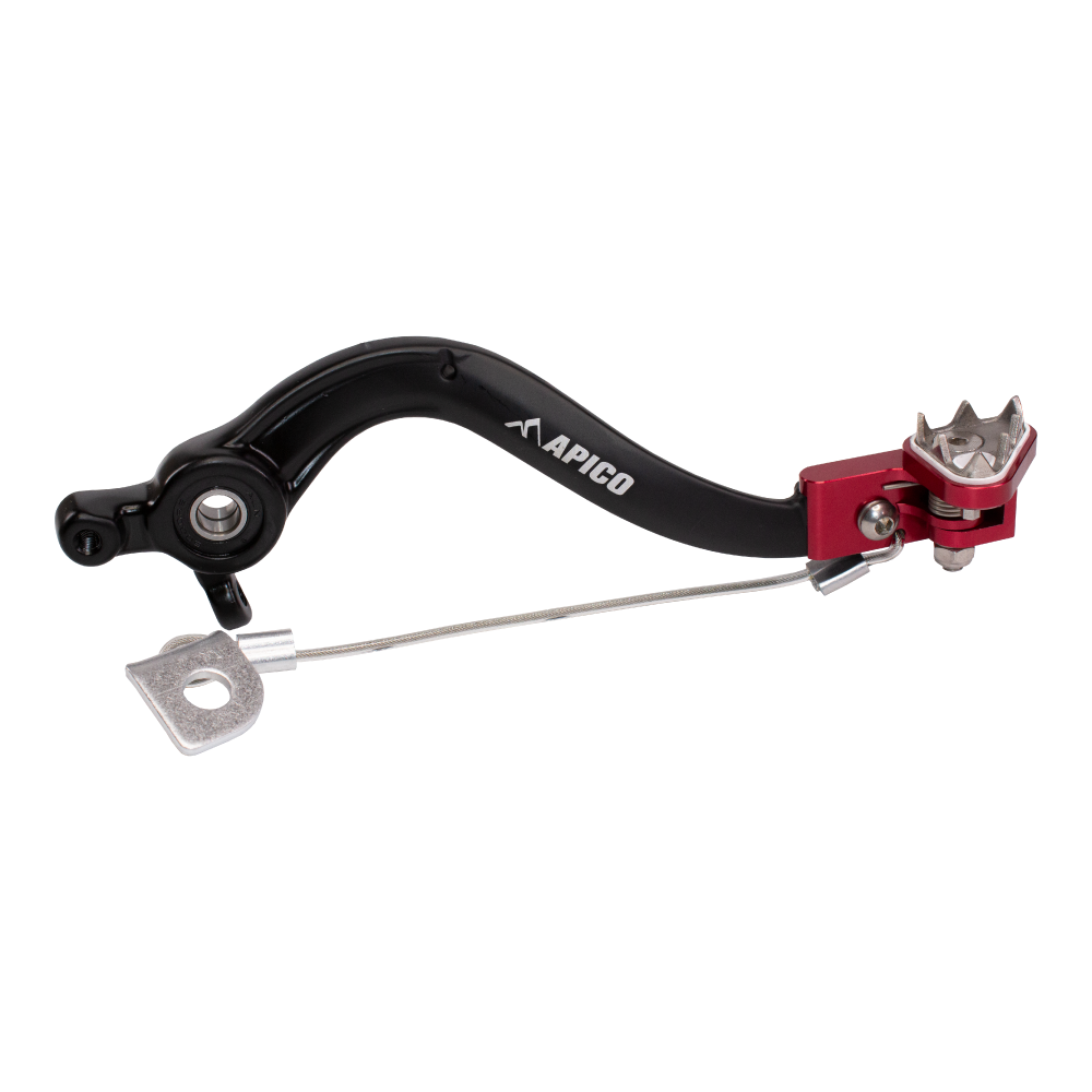 Apico Red Bpf505 Black/ - Brake Pedal For Ktm Sx85 2018-2023, Husqvarna Tc85 2018-2023, Gas Gas Mc852021-2023 Black
