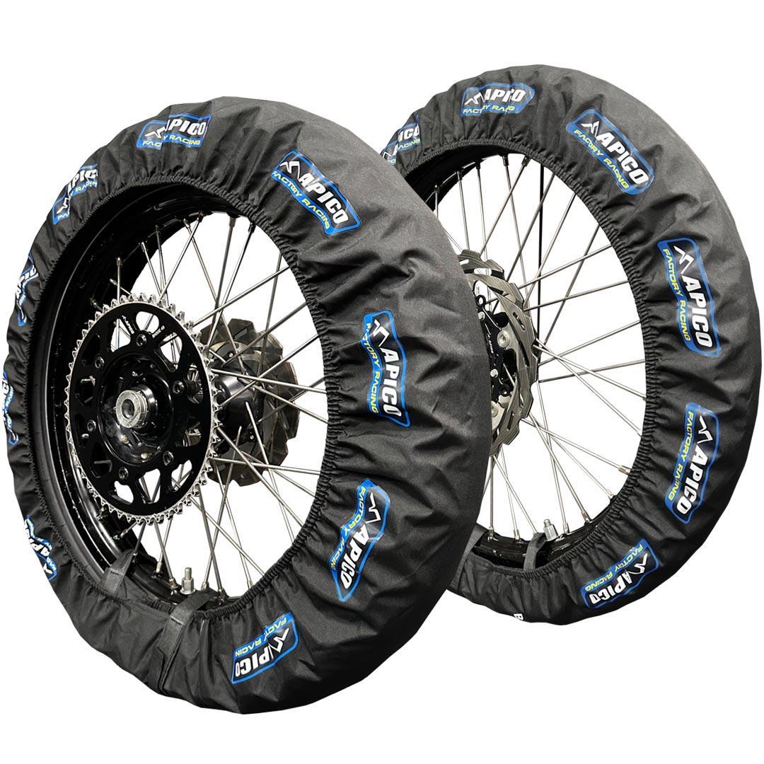 TYRE COVER API - Apico Tyre Cover Set For 21" Front & 18"/19" Rear