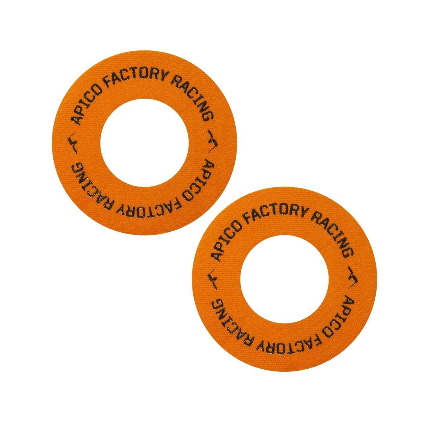 BBAPI ORANGE - Apico Blister Buster Grips Donuts Pack Of 2 Orange/Black
