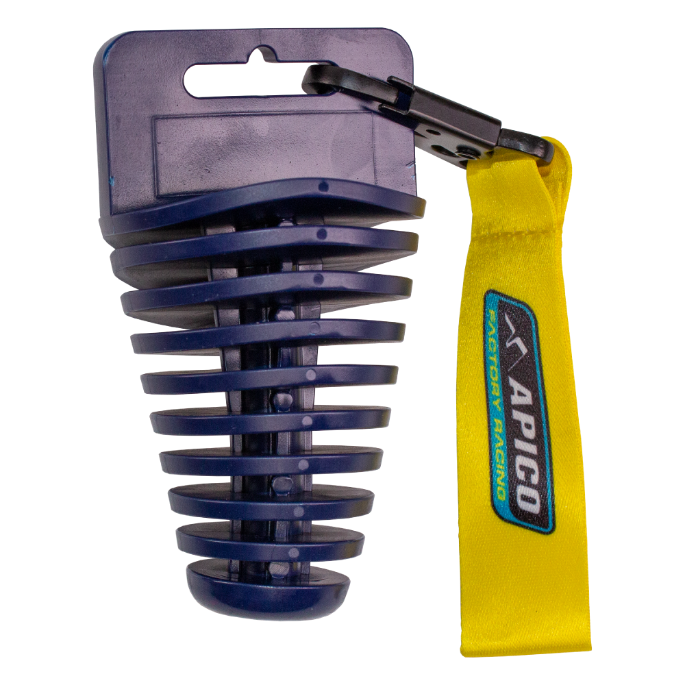 Apico Blue Exhplug 4St Api Db - 4 Stroke Exhaust Plug With Lanyard Dark