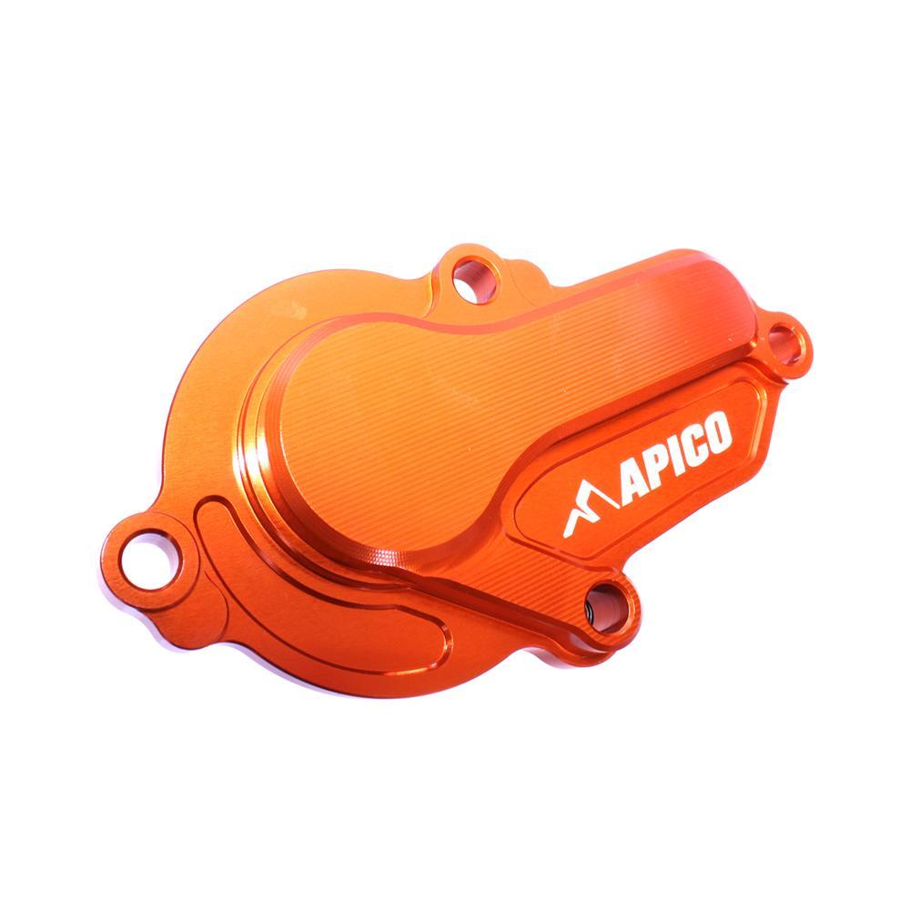 Apico Orange Wpc Ktm 4 Or - Water Pump Cover For Ktm Sx85 & Husqvarna Tc85 2018-2025, Gas Gas Mc85 2021-2025