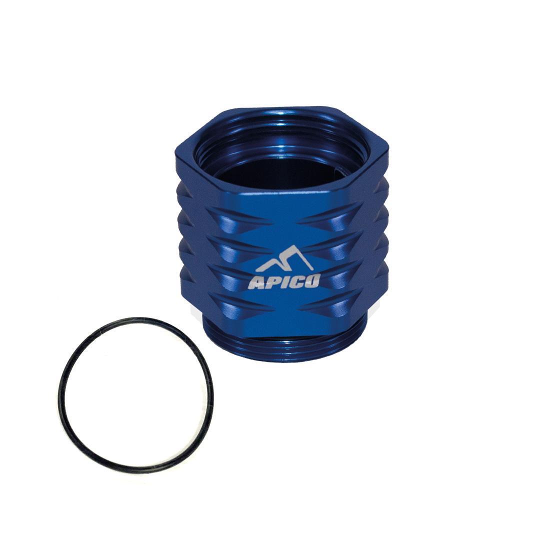 Apico Blue Mrbc-10 Ext Bu - Braktec Rear Brake Cooling Extension For Husqvarna Te/Fe 150-501 2022-2024