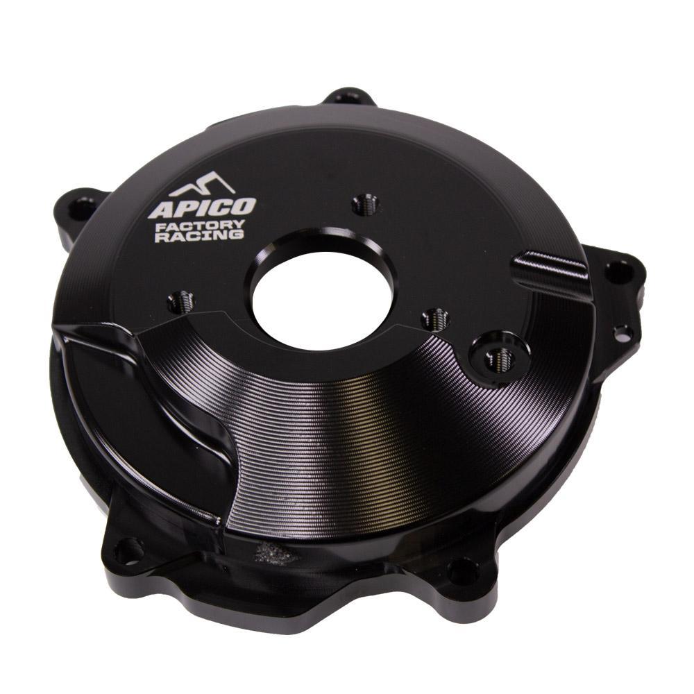 Apico Black Apcc Ktm 17 - Clutch Cover For Ktm Sx65 2024-2025, Husqvarna Tc65 2024-2025, Gas Gas Mc65 2024-2025