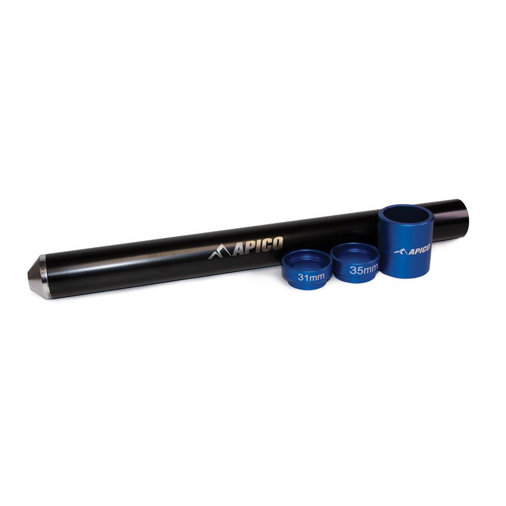 BEARING INSTALLER - Apico Steering Stem Bottom Race Bearing Instalation Tool Incuding 3 Spacers