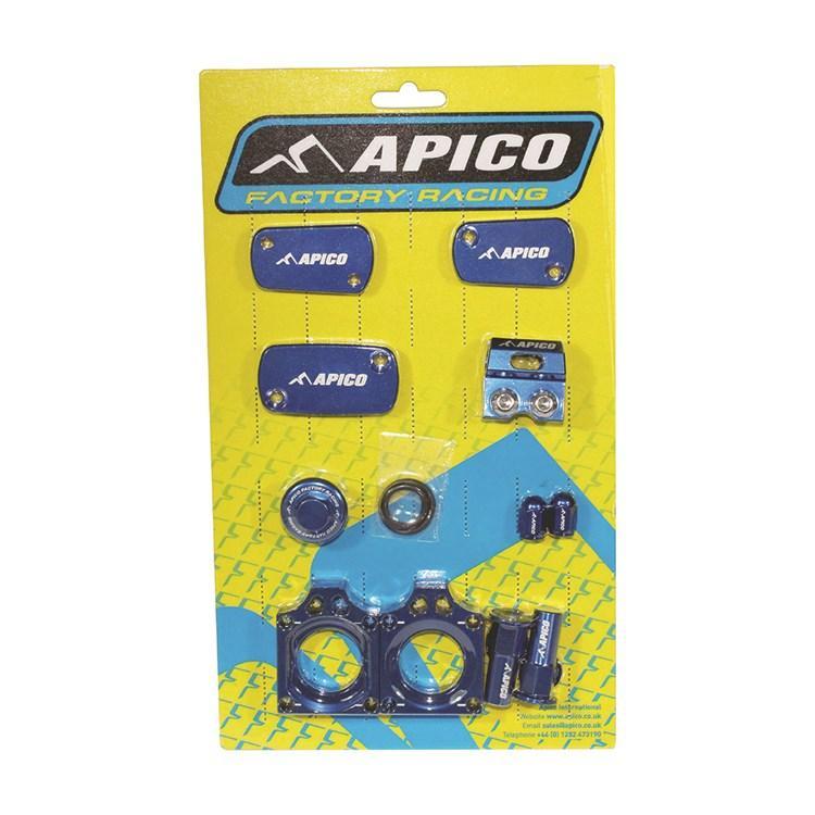 Apico Blue Abp Kawasaki 2 - Factory Bling Pack For Kawasaki Kxf250 2021-2023, Kxf450 2019-2023, Kx 250/450Xc 2021-2023