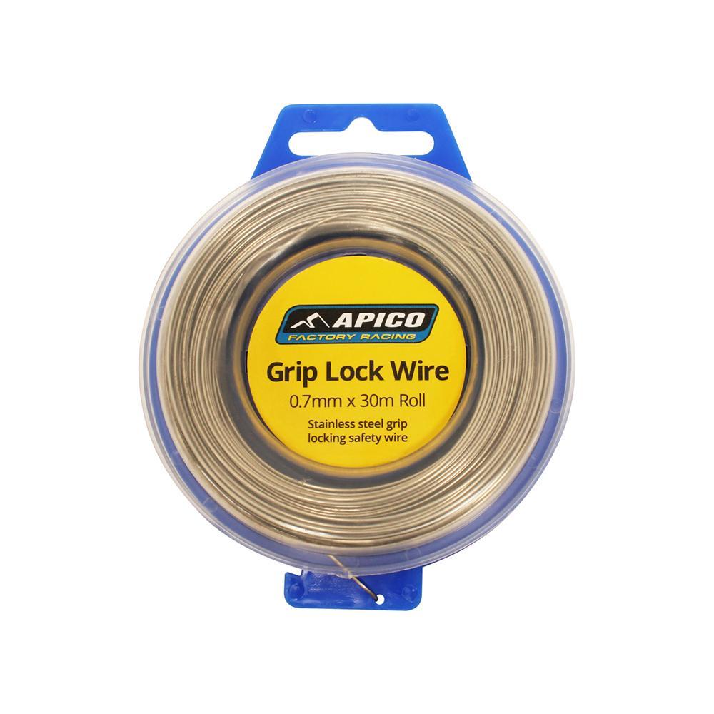Apico Blue Safety Wire Roll Api - Grip Lock Wire - 0.7Mm X 30M Roll - Casing