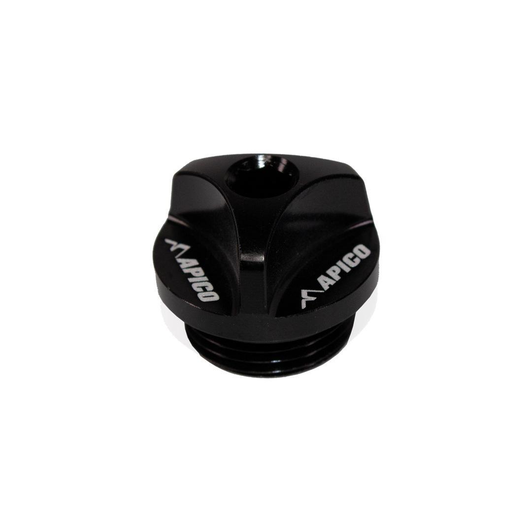 Apico Black Oilplug Beta Bk - Oil Fill Plug Aluminium For Beta Rr 125/250/300 2018-2023