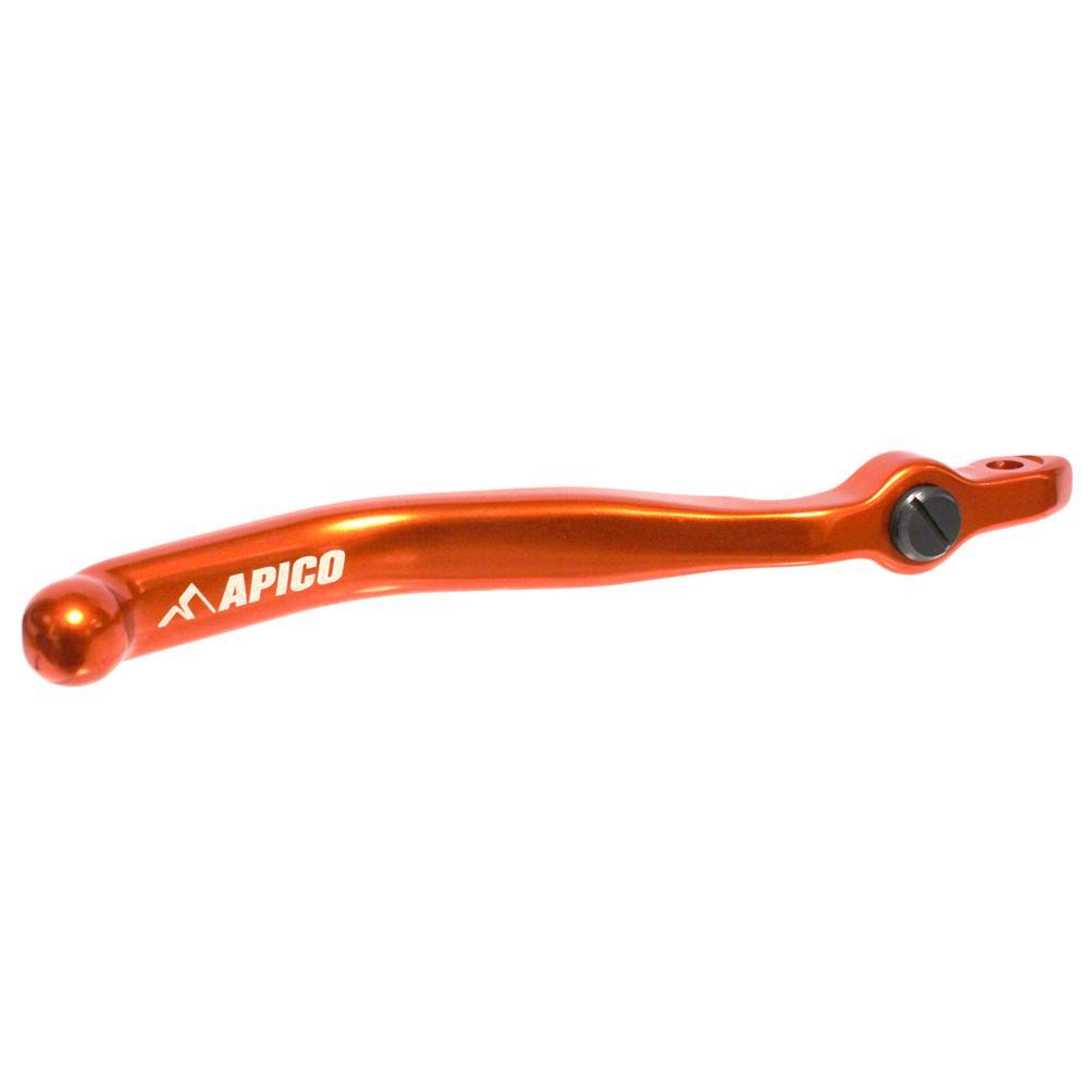 Apico Orange Leb52 Elite Or - Elite Forged Brake Lever For Ktm Sx/Sx-E50 2002-2023, Husqvarna Tc50/Ee-5 2017-2023, Gas Gas Mc50/Mc-E5 2021-2023