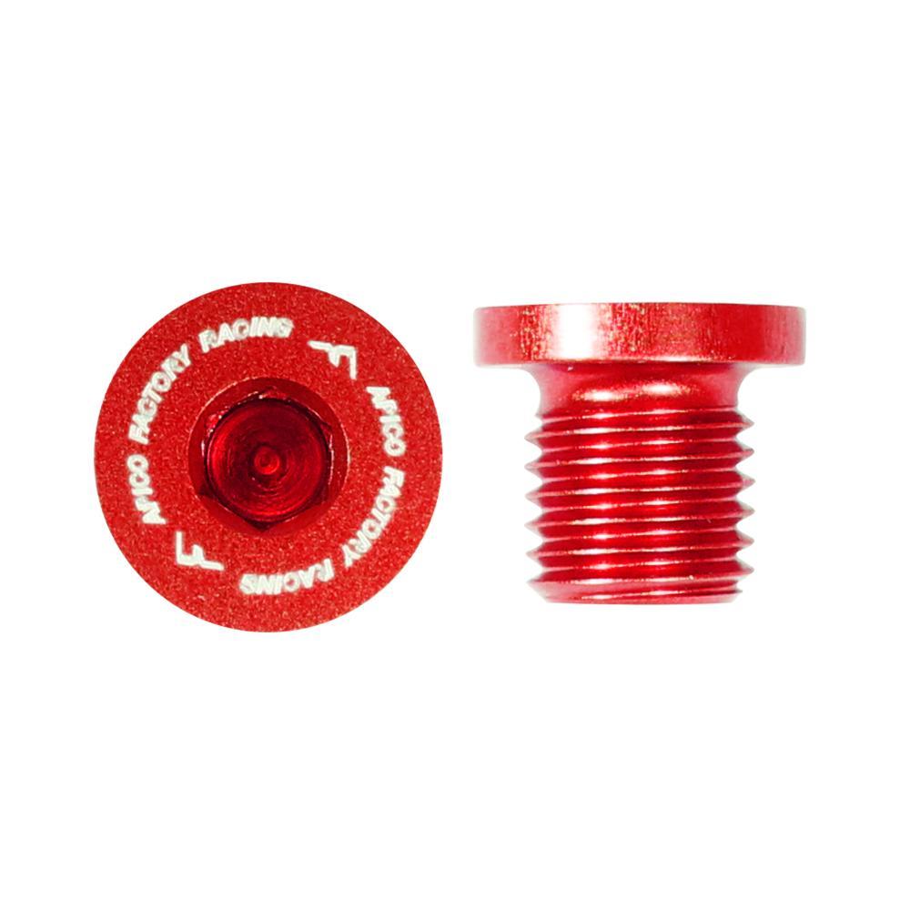 AT PLUGCL GAS/SHE RD - Apico Clutch Oil Filler Plug For Gas Gas & Sherco 2002-2023, Jotagas & Ossa 2011-2016, Scorpa 2010-2023 Red