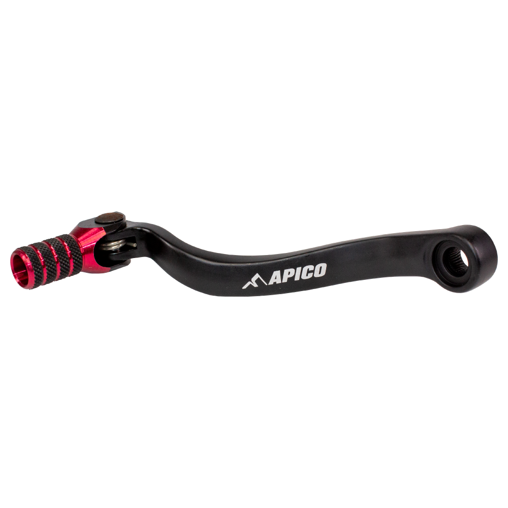 GPF520 ELITE BKRD - Apico Elite Gear pedal For KTM SXF 250/350/450 & Husqvarna FC 250/350/4502016-2023, SXF & FC 450 2023, EXC-F& FE250-350 2011-2023, Gas Gas MC/EC//EX-F 250/350 2021-2023 Black/Red