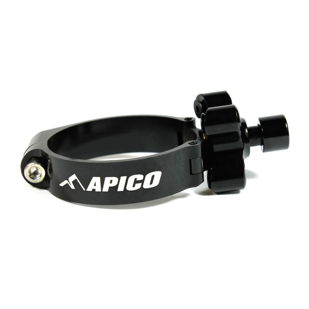 Apico Black Alccrf250/450 Blk - Wp Cone Valve Launch Control For Honda Crf 250/450R 2004-2023, Kawasaki Kxf & Suzuki Rmz 2006-2023 (56.4Mm)