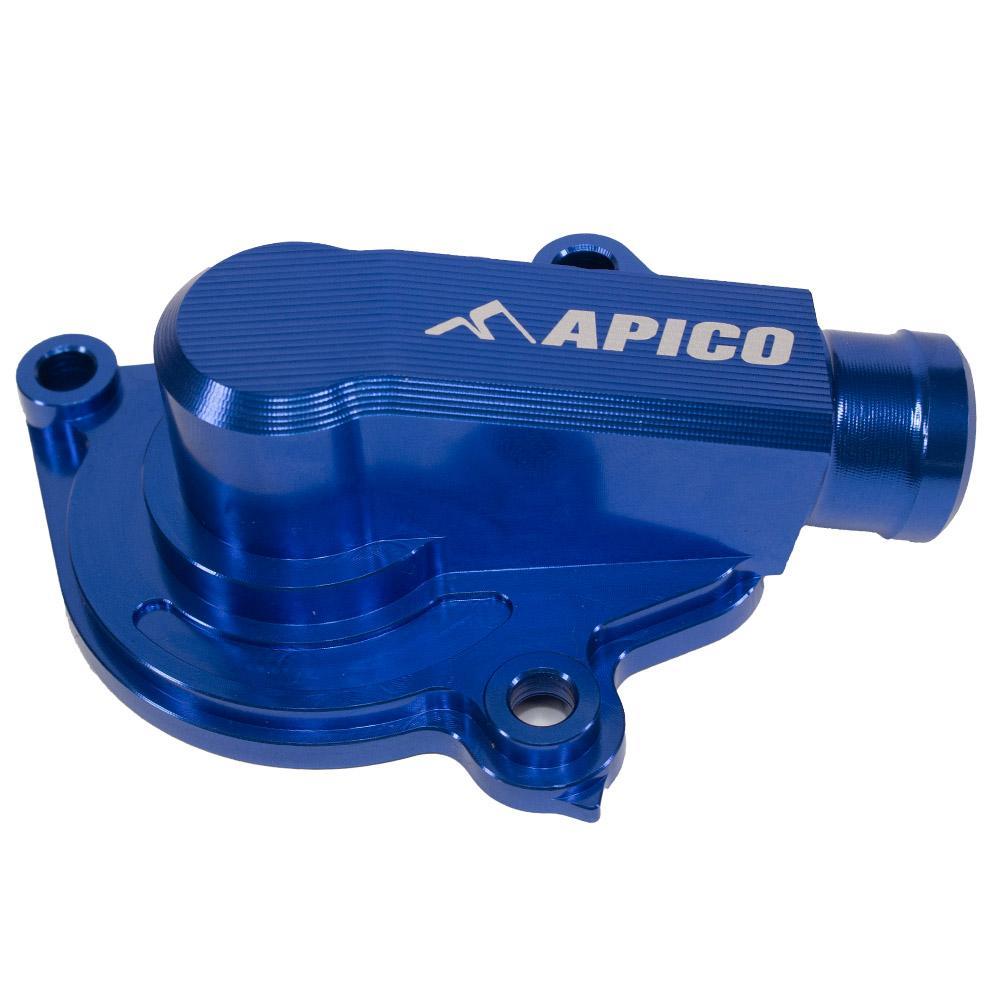 WPC KTM 7 BU - Apico Water Pump Cover For KTM/Husqvarna SX/TC/TX 125/250/300 2023-2025, EXC/TE 150/250/300 2024-2025, Gas Gas MC/EC/EX 125/250/300 2024-2025 Blue
