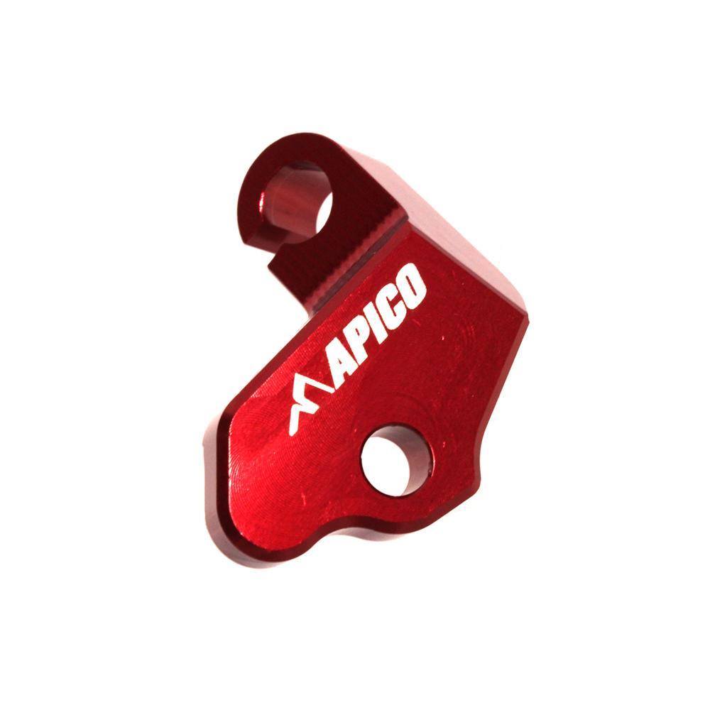 Apico Red Cable Guide Crf 3 Rd - Cnc Clutch Cable Guide For Honda Crf450r 2017-2022, Crf450rx 2017-2022, Crf450x/L/Rl 19 -23