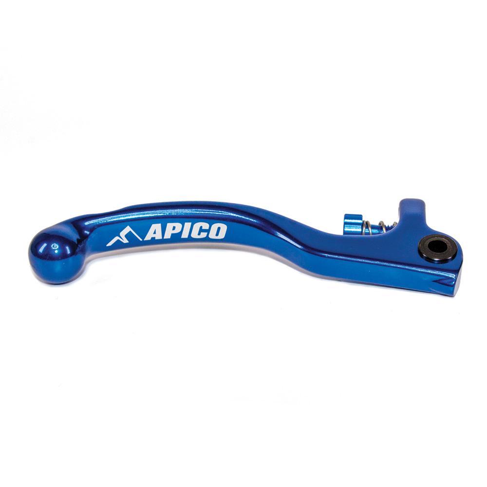 Apico Blue Leb90 Elite Bu S - Elite Brake Lever For Ajp 2 Hole Trials Applications Short