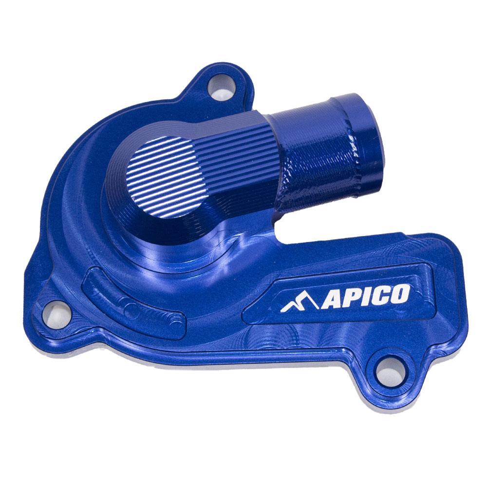 WPC KTM 6 BU - Apico Water Pump Cover For KTM/Husqvarna SXF/FC/FX 250-350 2023-2025, EXC-F 250/350 & FE 250/350 & Gas Gas MC-F/EC-F/EX-F 250/350 2024-2025 Blue