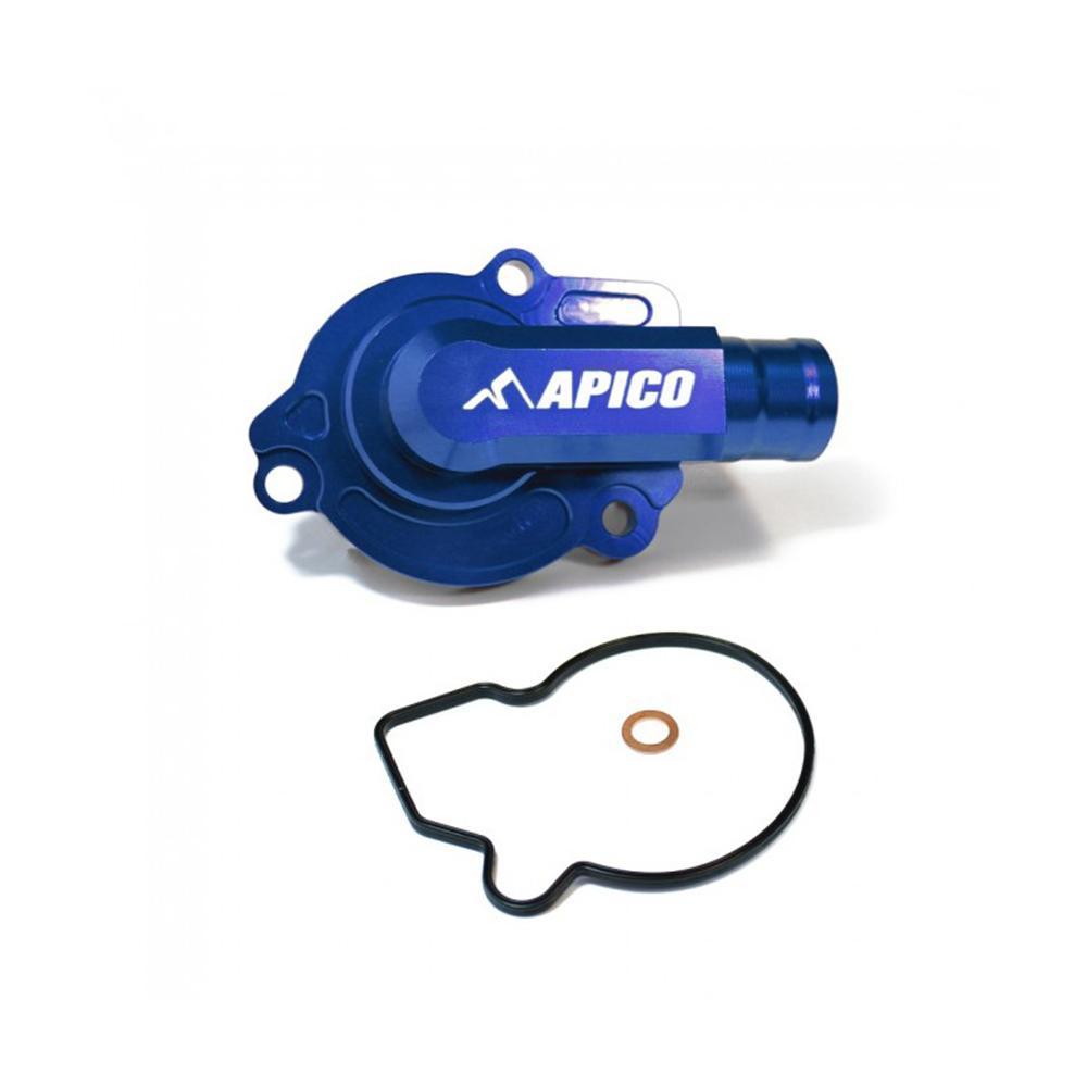 WPC KTM 1 BU - Apico Water Pump Cover For KTM/Husqvarna SX/TC 125/150 2016-2022, EXC/TE/TX 125-150 2017-2023, Gas Gas MC125 2021-2023 Blue