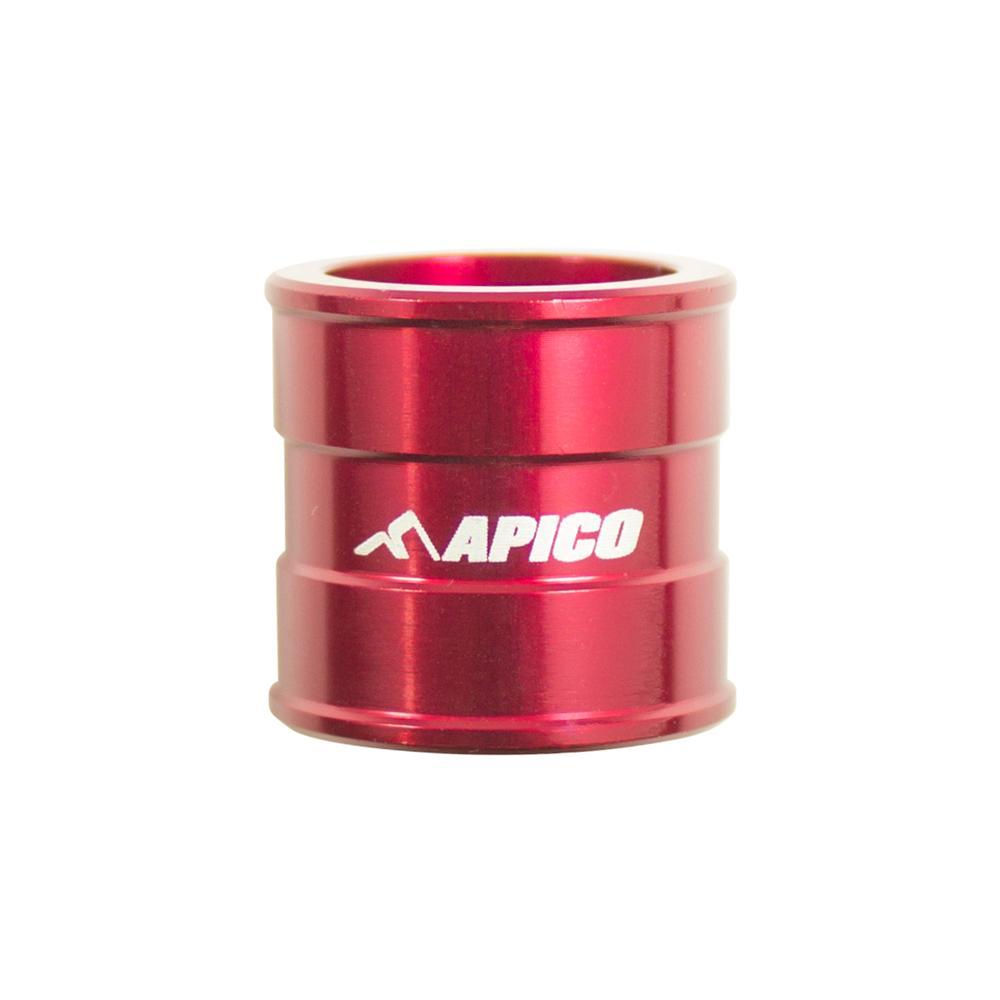WSF HON 3 - Apico Single Front Wheel Spacer For Honda CRF250X 2004-2019, CRF450X 2005-2018 Red