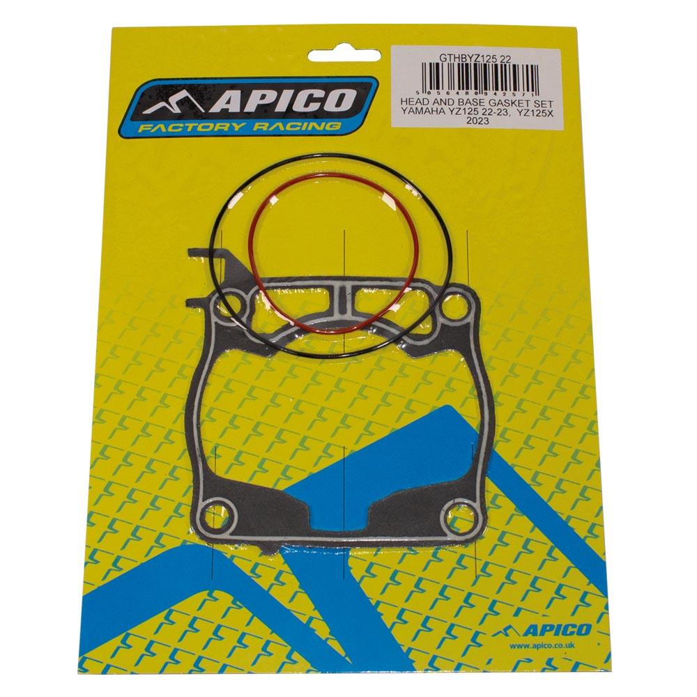 GTHBYZ125 22 - Apico Head & Base Gasket Set For Yamaha YZ125 2022-2026, YZ125X 2023-2026