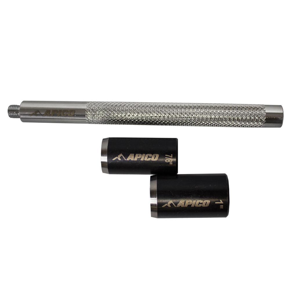 BAR END PUNCH API - Apico Handle Bar Grip End Cutter Kit Apico 22.5mm & 25.4mm (7/8" & 1")