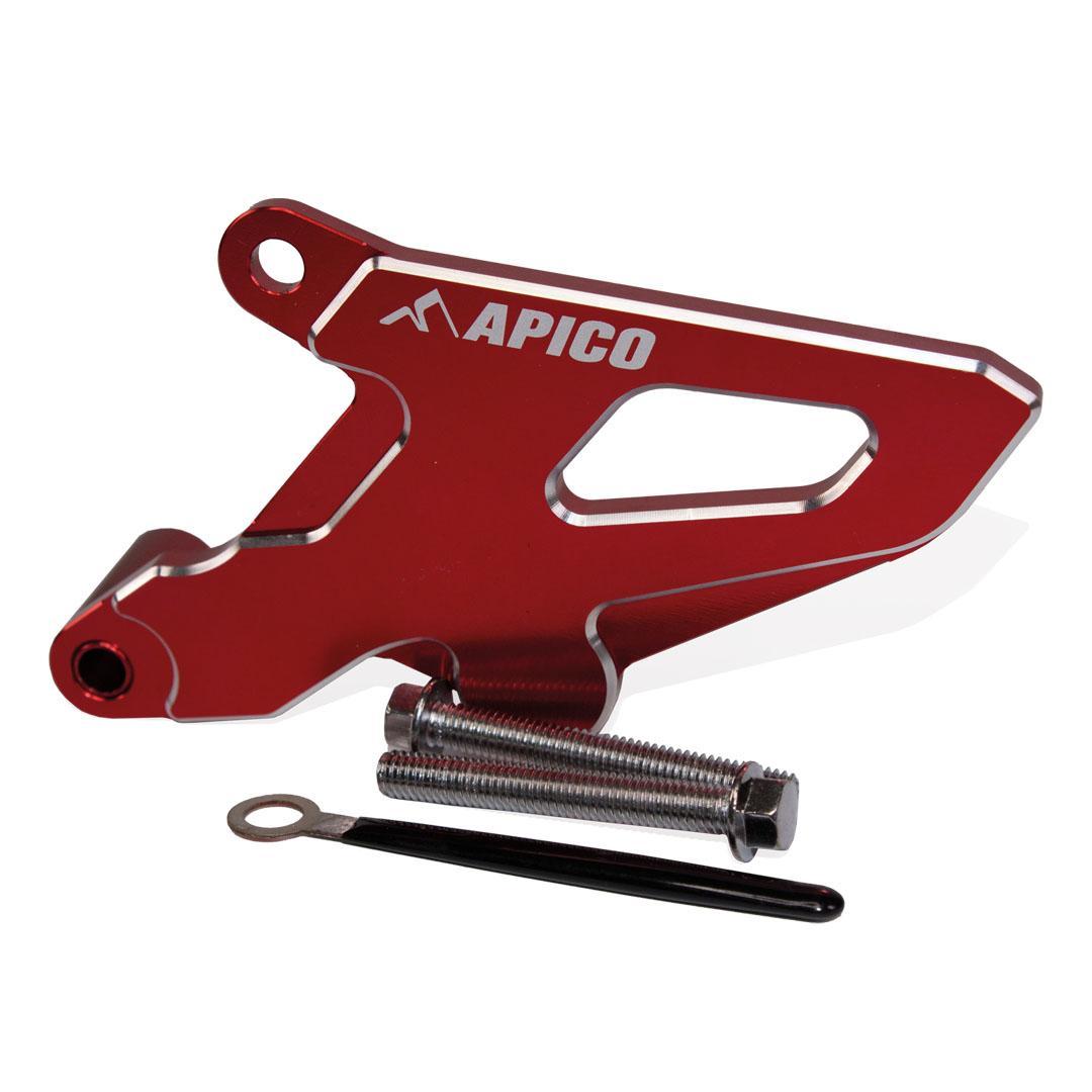 Apico Red Fsc Honda 6 Rd - Front Sprocket Cover For Honda Crf450r 2021-2025, Crf450rx 2021-2025