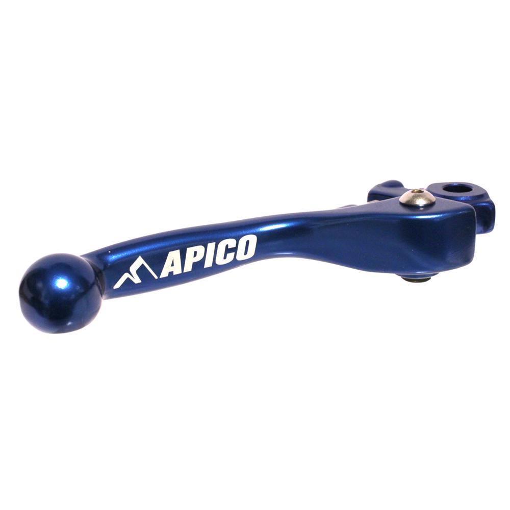 Apico Blue Leb33 Elite Bu - Elite Brake Lever For Yamaha Yz 125/250 2008-2025, Yzf250 2007-2025, Kawasaki Kxf250 2013-2020, Kxf450 2013-2018