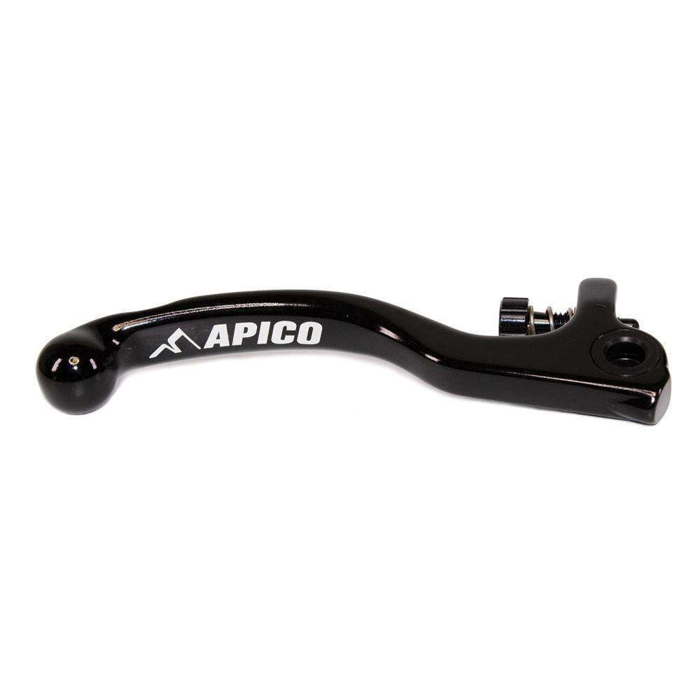 Apico Black Leb92s Elite Bk - Elite Forged Brake Lever Trials Grimeca Short With Adjuster