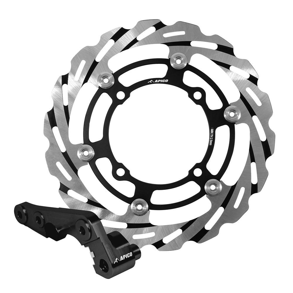 BDFCR/CRF 04 OS API - Apico Front Brake Disc For Honda CR125 & CR250 2004-2007,CRF 250/450R 2004-2014 270mm Inc Adapter