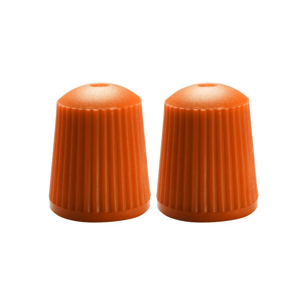 APVC ORANGE - Apico Silicone Valve Caps 10-pack Orange