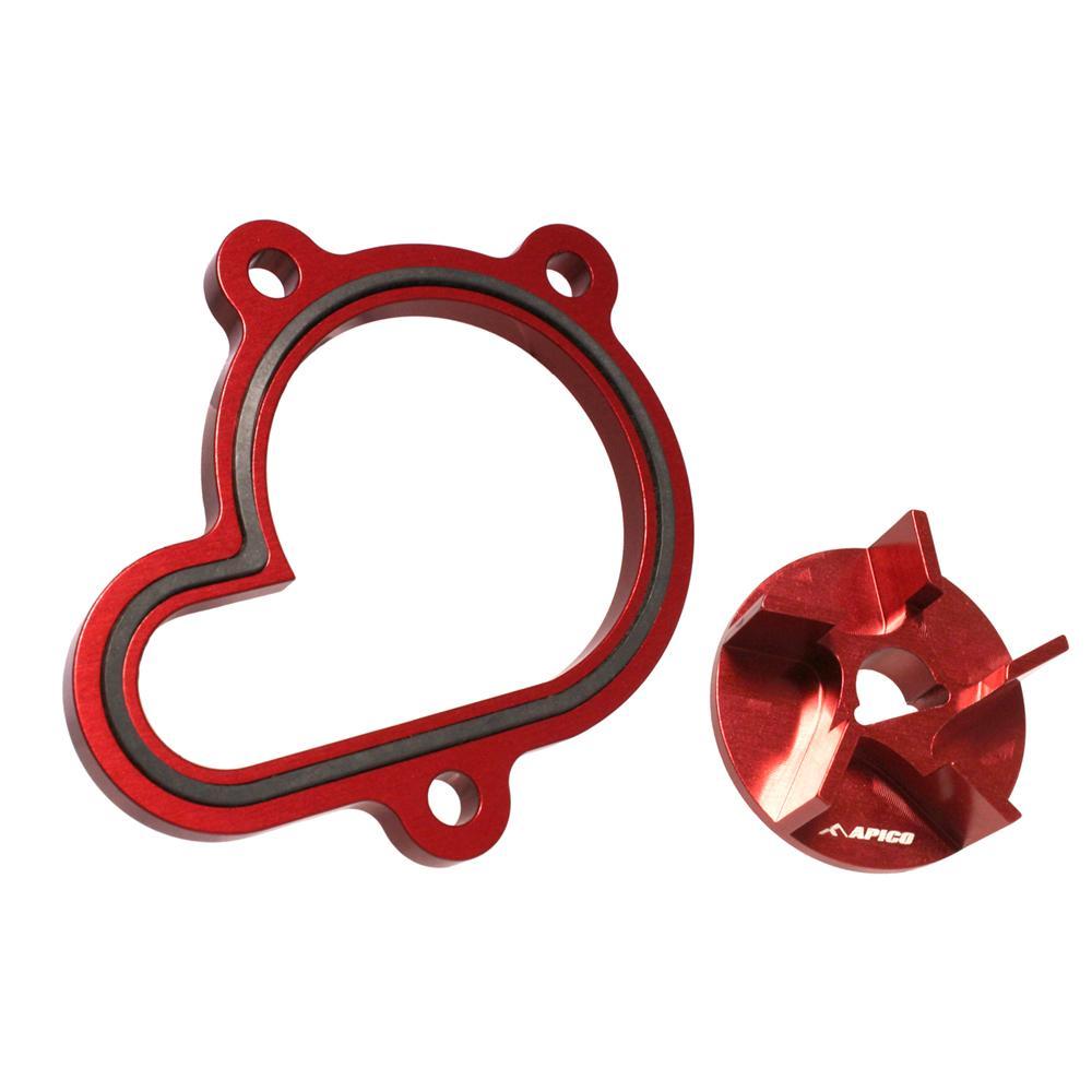 Apico Red At Wpk Beta Rd - Water Pump Impeller Upgrade Kit For Beta Rev 2000-2008 Evo 2009-2024