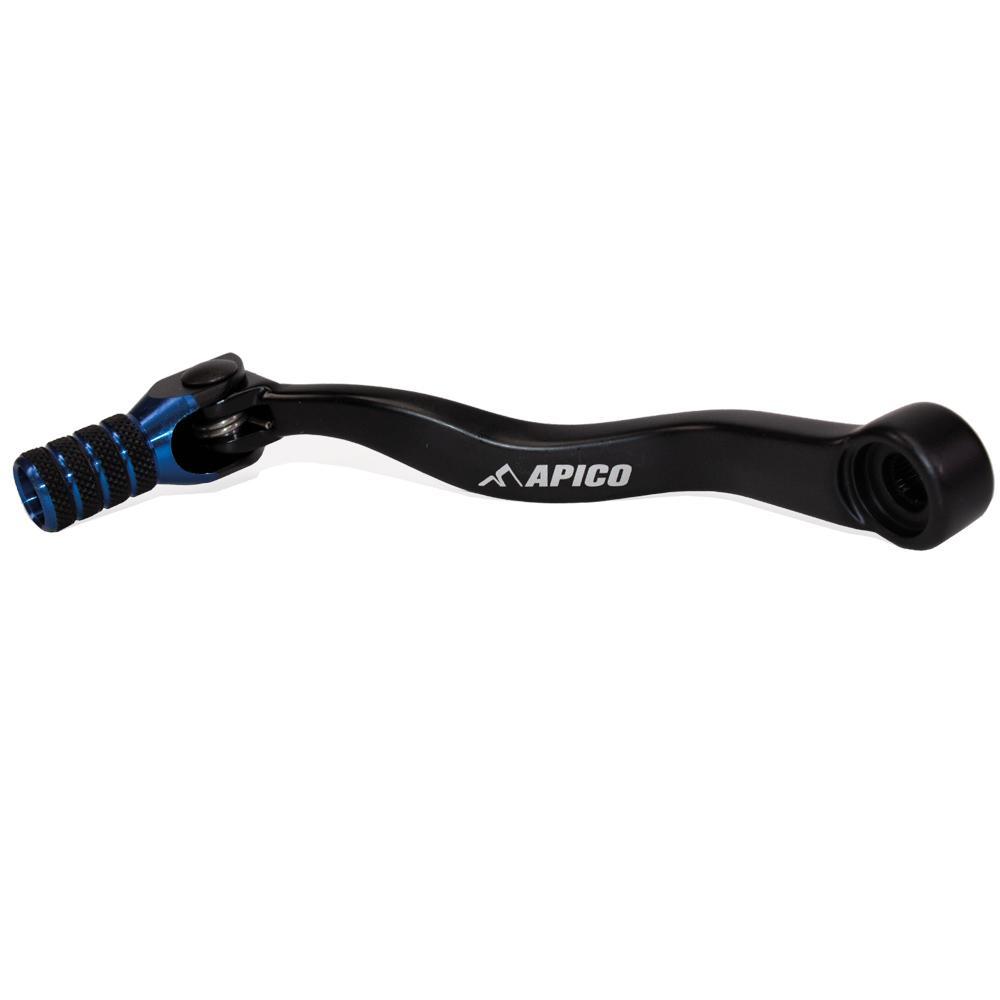 GPF652 ELITE BKBU - Apico Elite Gear pedal For KTM SX 125/250/300 2023-2025, Husqvarna TC/TX 125/250/300 2023-2025 Black/Blue