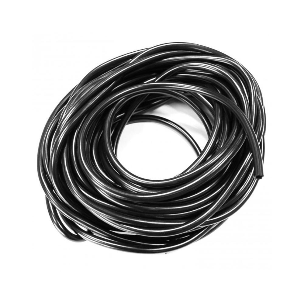 Apico Black Fuel Pipe 8Mm - Fuel Pipe 8Mm X 12Mm 25 Meter Roll